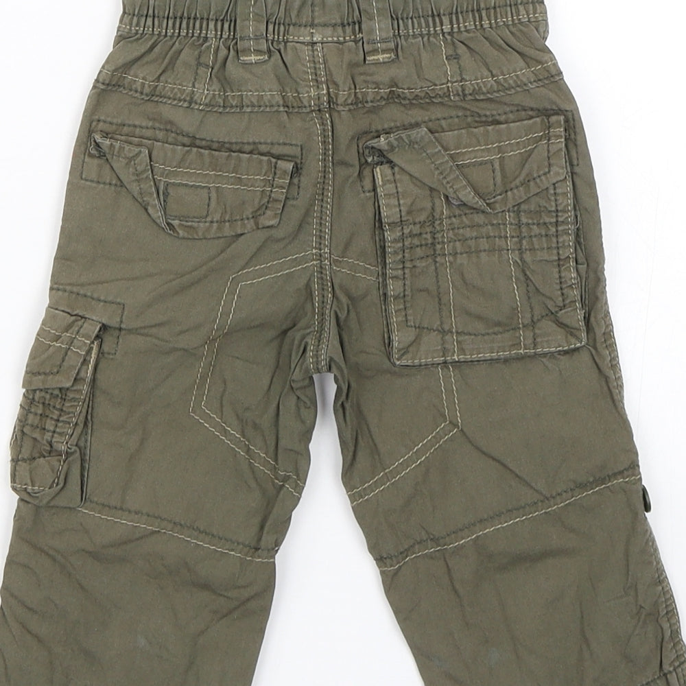 NEXT Baby Green   Cargo Trousers Size 6-9 Months