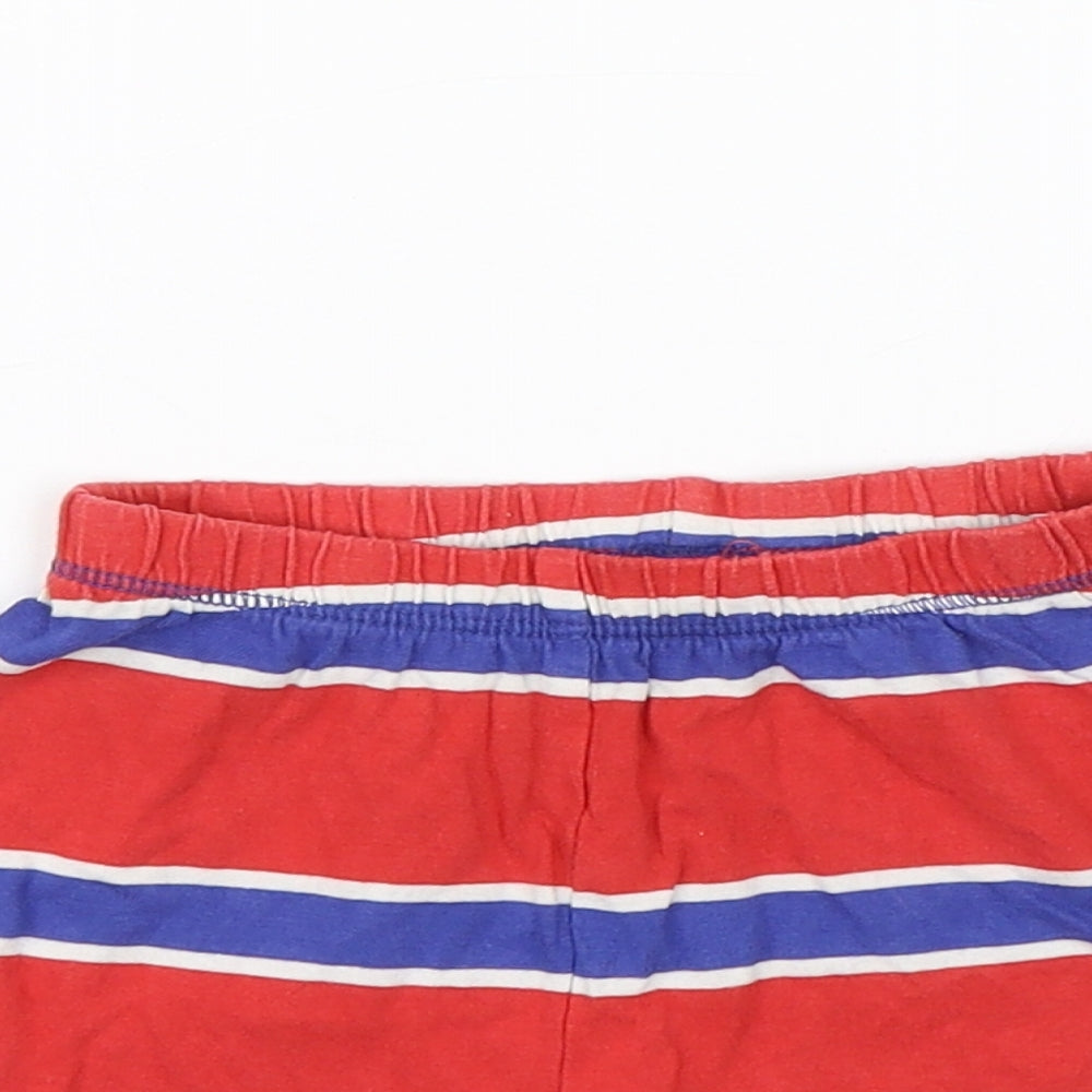 TU Boys Red Striped  Sweat Shorts Size 2-3 Years