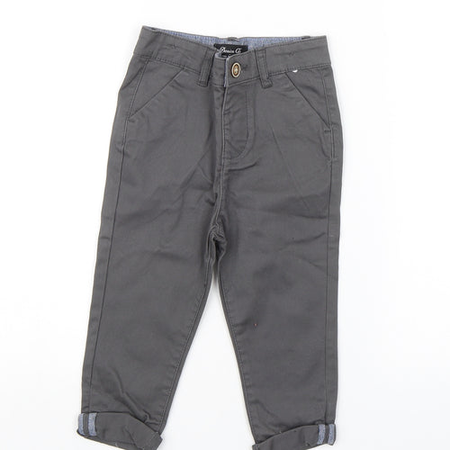 Denim Co. Baby Grey   Jogger Trousers Size 18-24 Months