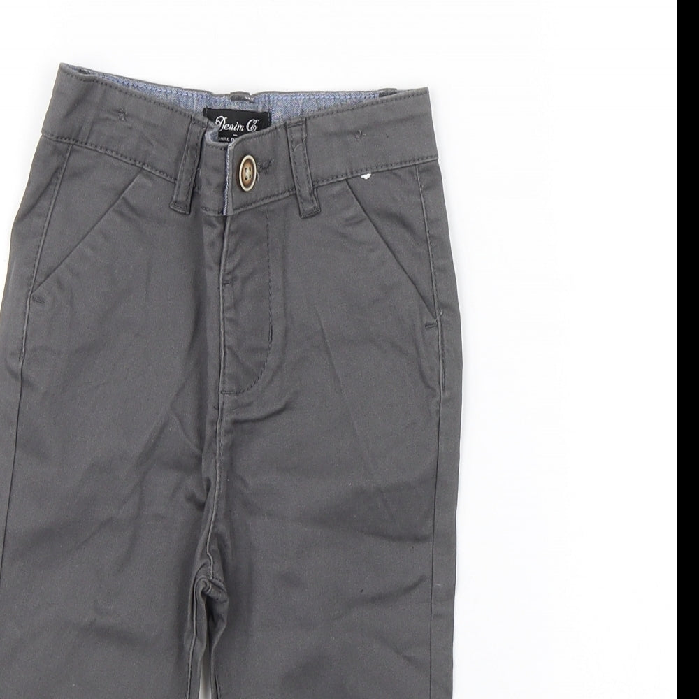 Denim Co. Baby Grey   Jogger Trousers Size 18-24 Months