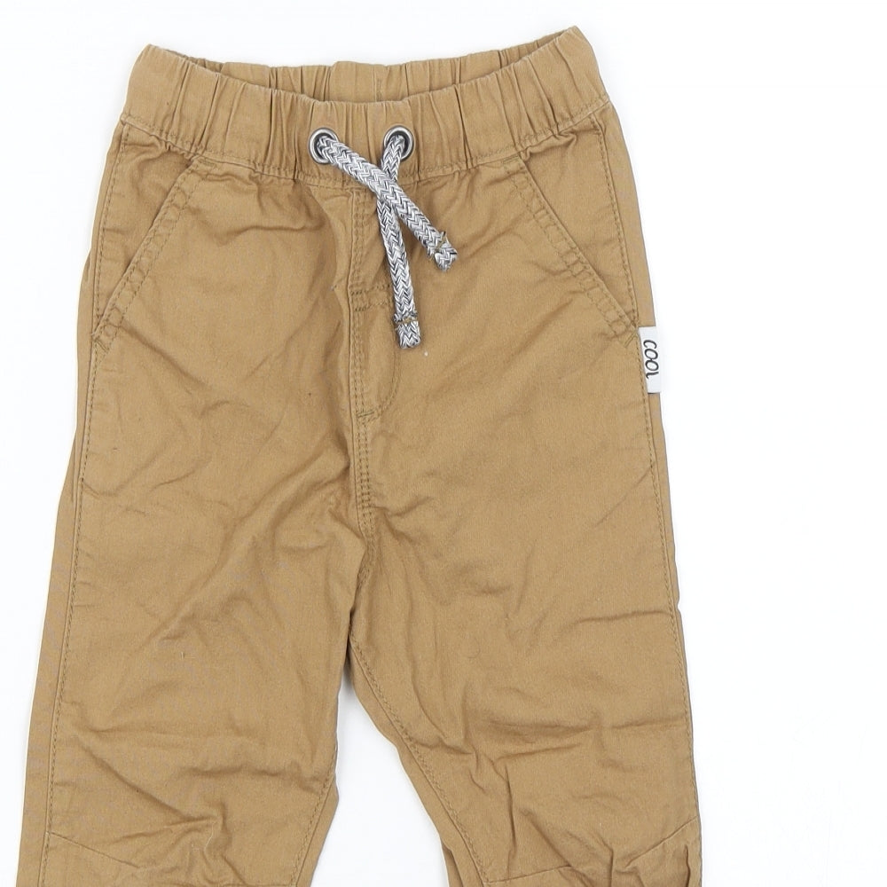 George Boys Brown   Chino Trousers Size 2-3 Years