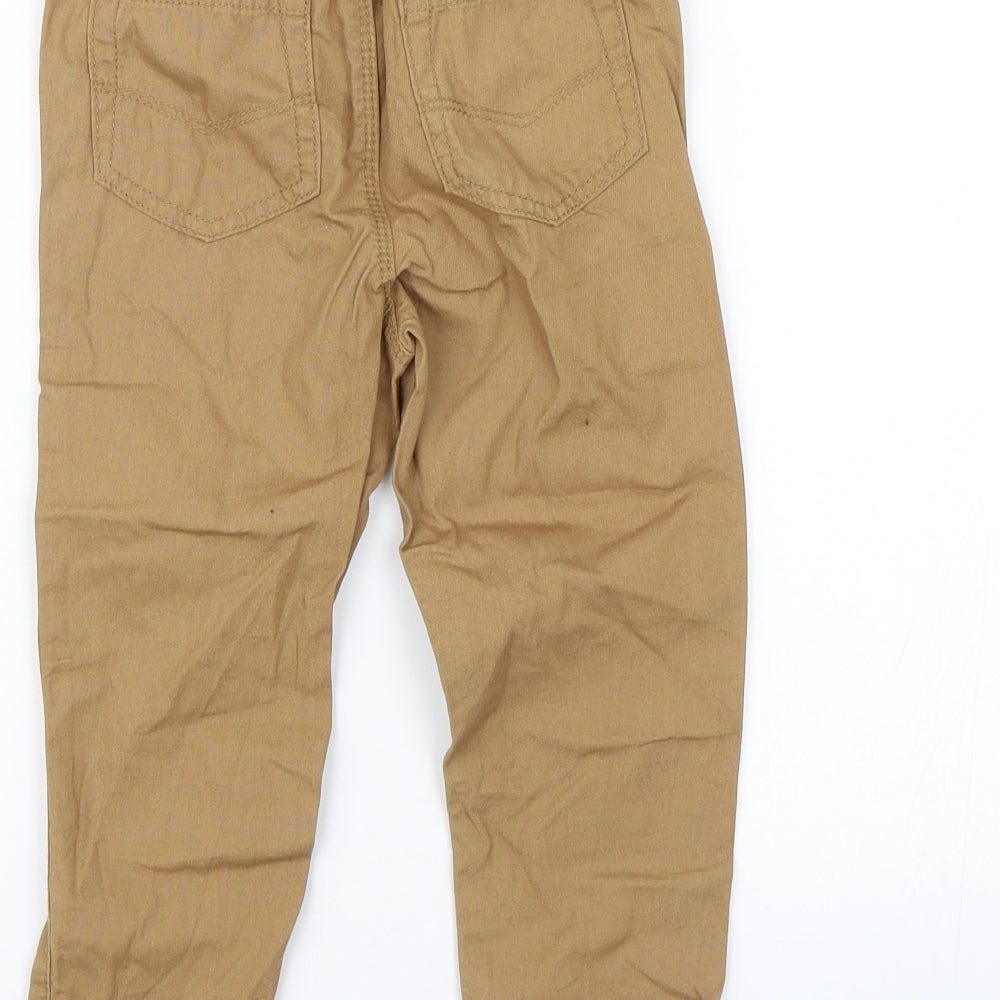 George Boys Brown   Chino Trousers Size 2-3 Years