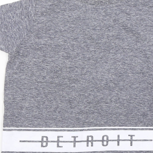 Primark Boys Grey   Basic T-Shirt Size 2-3 Years  - Detroit