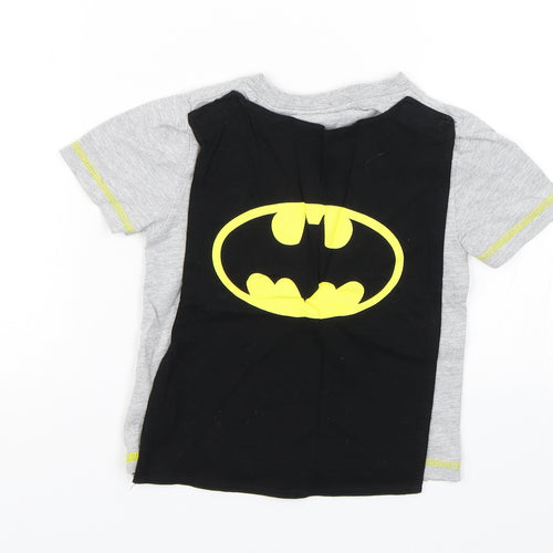 Primark Boys Grey   Basic T-Shirt Size 2-3 Years  - Batman