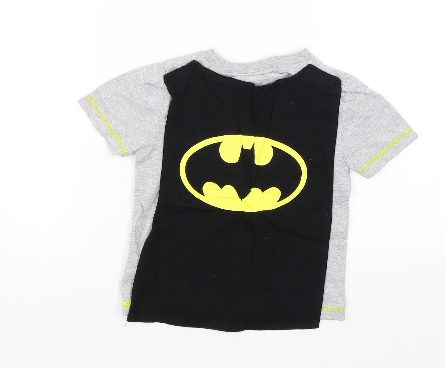 Primark Boys Grey   Basic T-Shirt Size 2-3 Years  - Batman