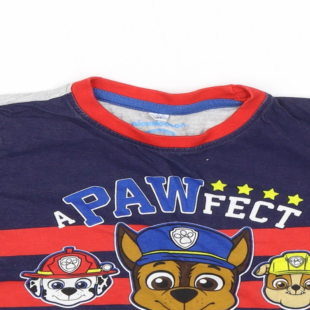 Nickelodeon Boys Blue   Basic T-Shirt Size 2-3 Years  - Paw Patrol