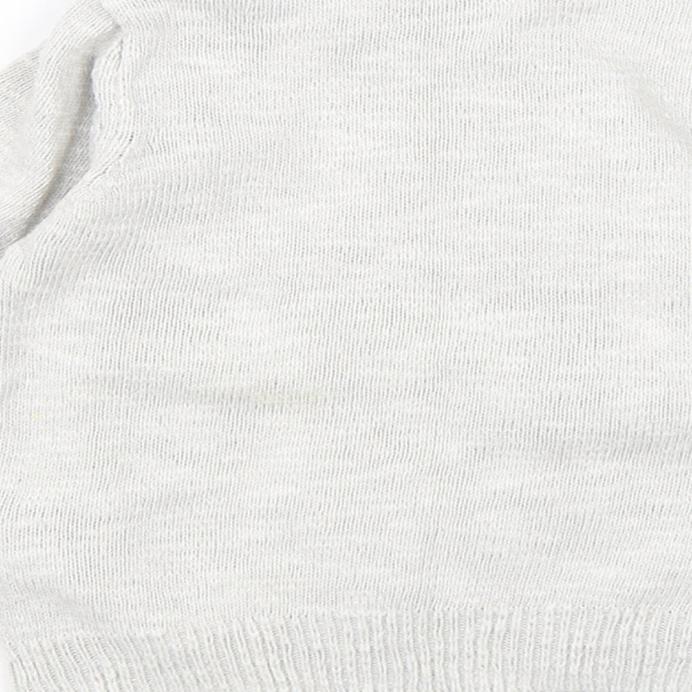 M&S Baby Grey   Pullover Jumper Size 12-18 Months  - Lion