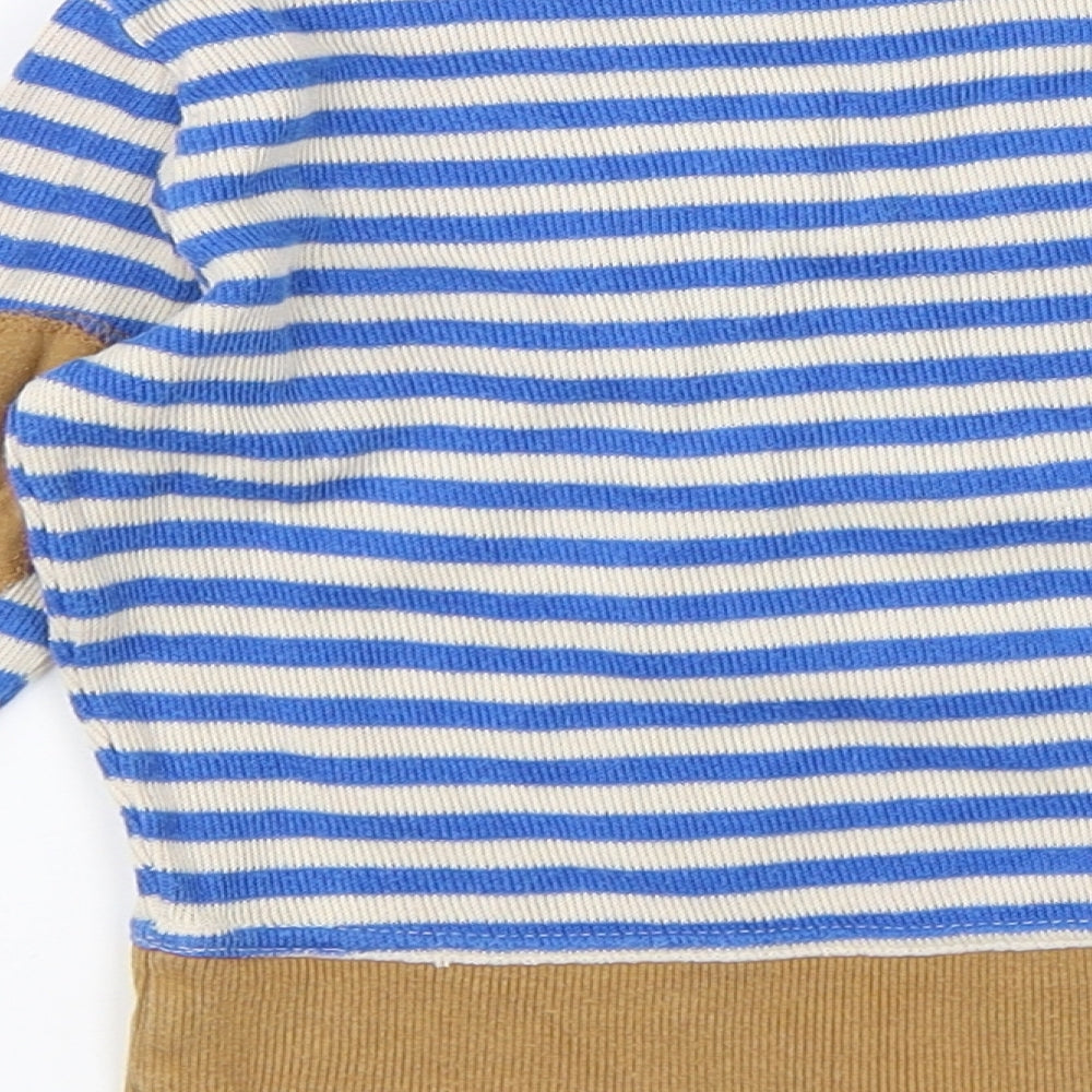 Urban Rascals Boys Blue Striped  Pullover Jumper Size 2 Years