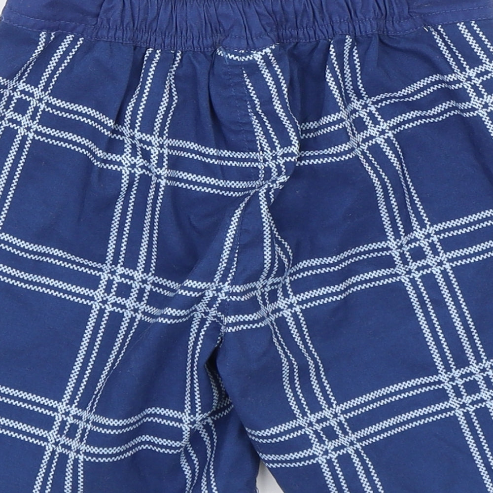 Trespass Boys Blue Plaid  Bermuda Shorts Size 2-3 Years