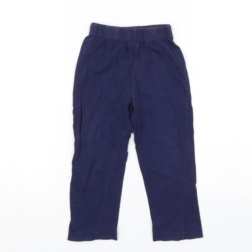 Preworn Girls Blue   Jogger Trousers Size 2-3 Years