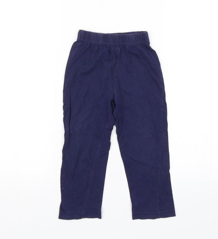 Preworn Girls Blue   Jogger Trousers Size 2-3 Years