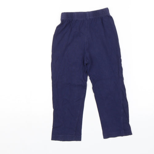 Preworn Girls Blue   Jogger Trousers Size 2-3 Years