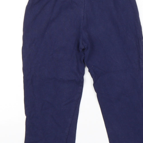 Preworn Girls Blue   Jogger Trousers Size 2-3 Years