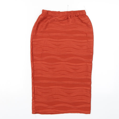 Atmosphere Womens Orange   Straight & Pencil Skirt Size 8