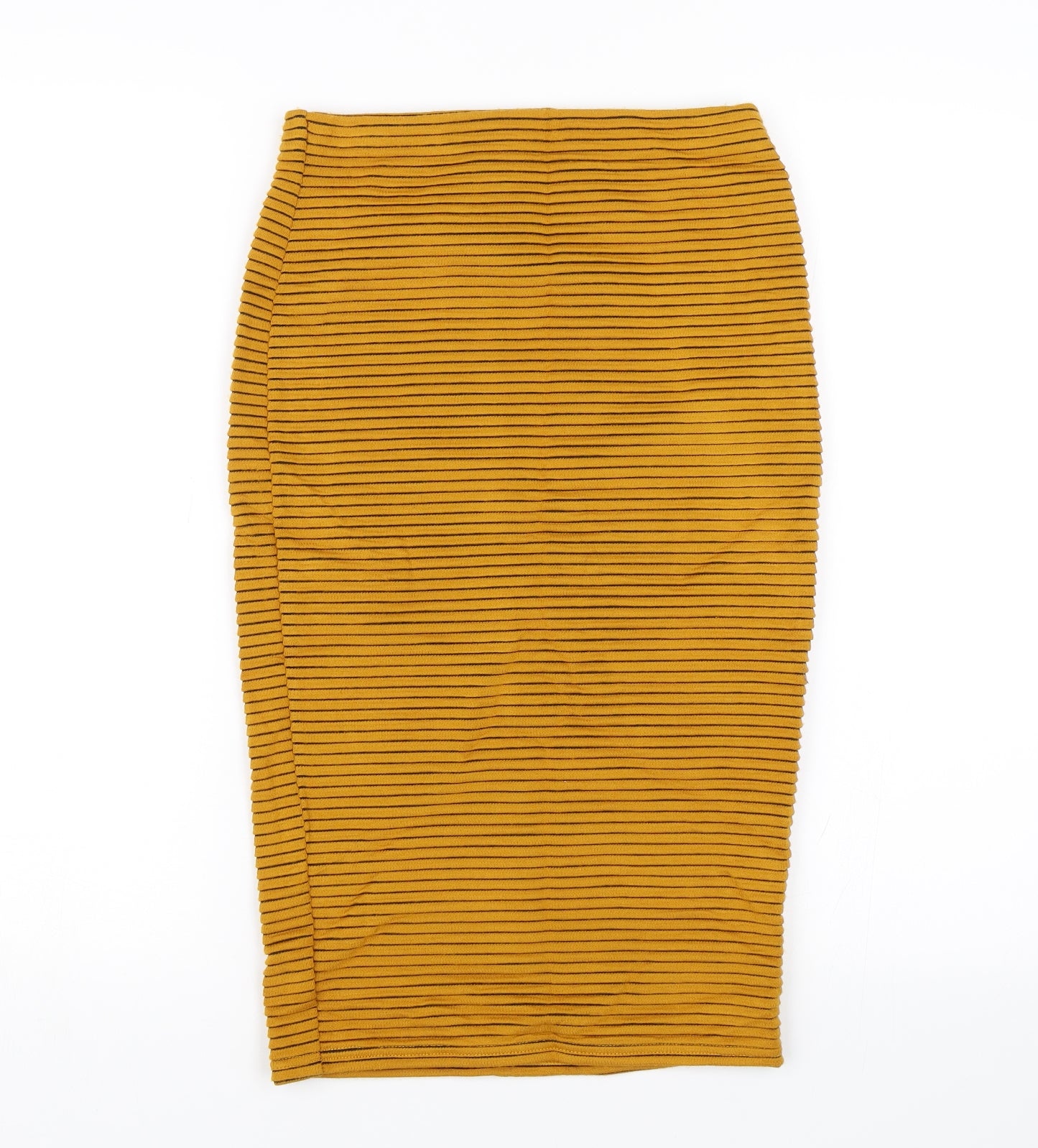 Miss Selfridge Womens Yellow   Straight & Pencil Skirt Size 10