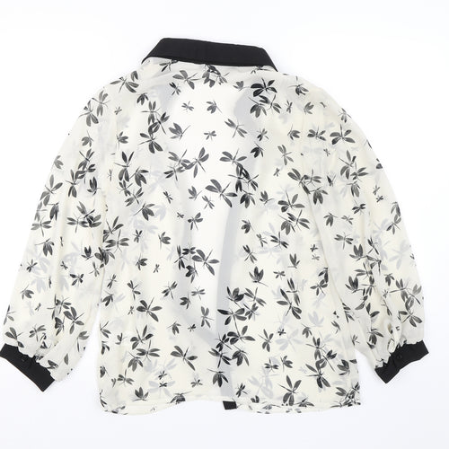 Atmosphere Womens Black   Basic Button-Up Size 10  - Dragonfly