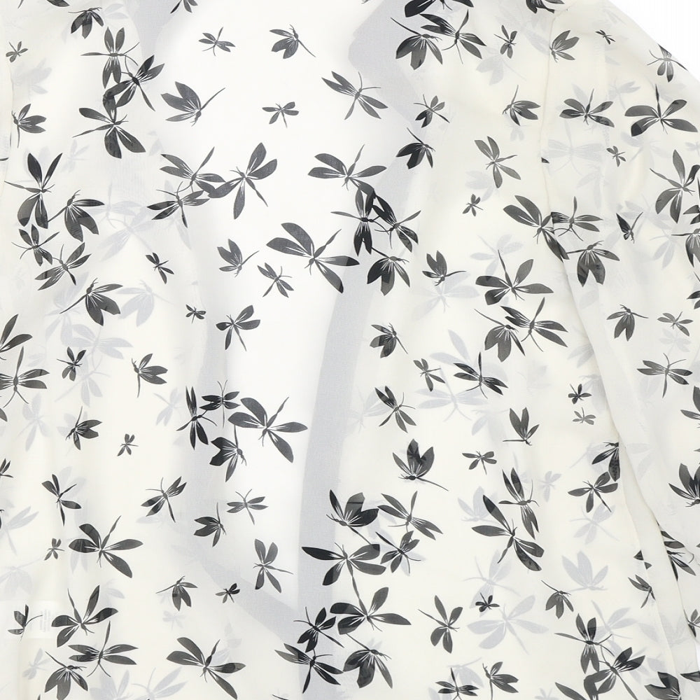 Atmosphere Womens Black   Basic Button-Up Size 10  - Dragonfly