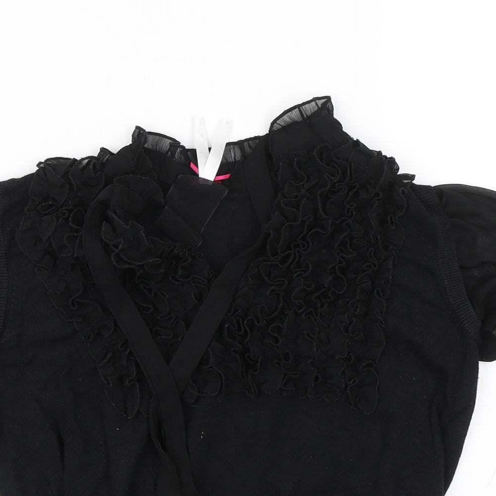 NEXT Womens Black   Basic Blouse Size 10