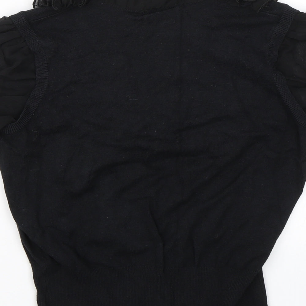 NEXT Womens Black   Basic Blouse Size 10