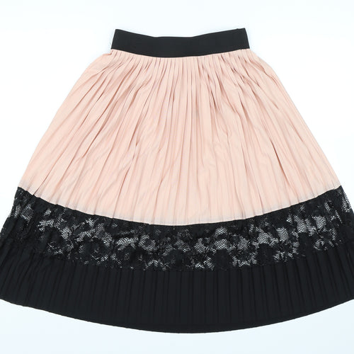 River Island Womens Pink   Swing Skirt Size 6