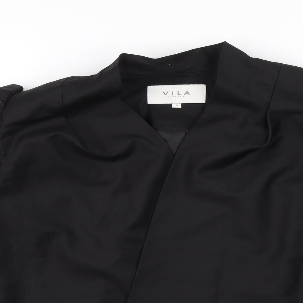 Vila Clothes Womens Black   Jacket Blazer Size M