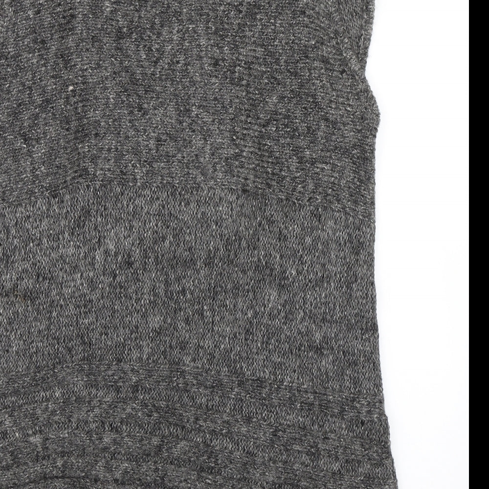 Aimee Womens Grey   Cardigan Jumper Size M