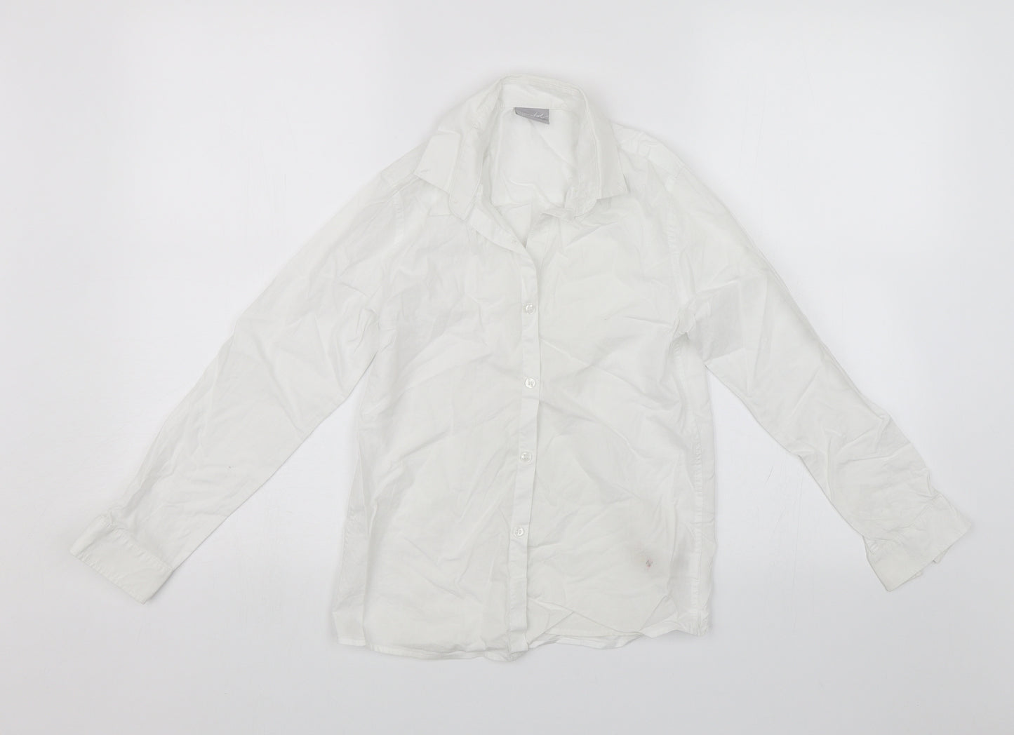 NEXT Girls White   Basic Button-Up Size 10 Years