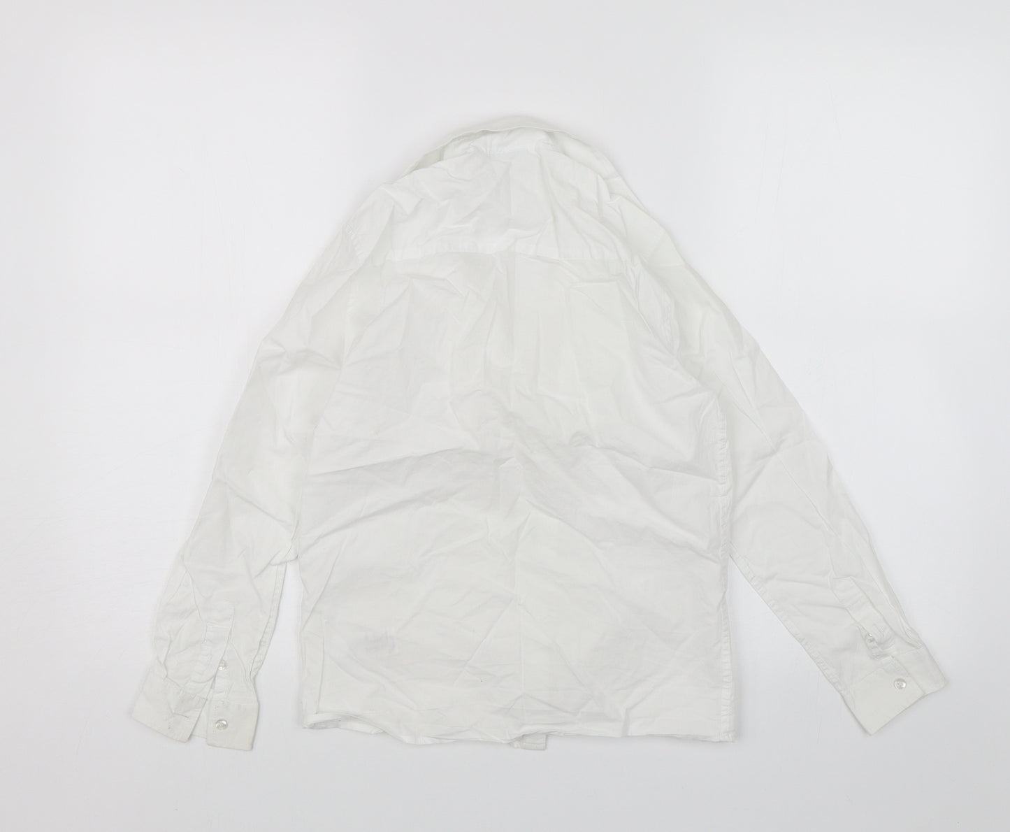 NEXT Girls White   Basic Button-Up Size 10 Years