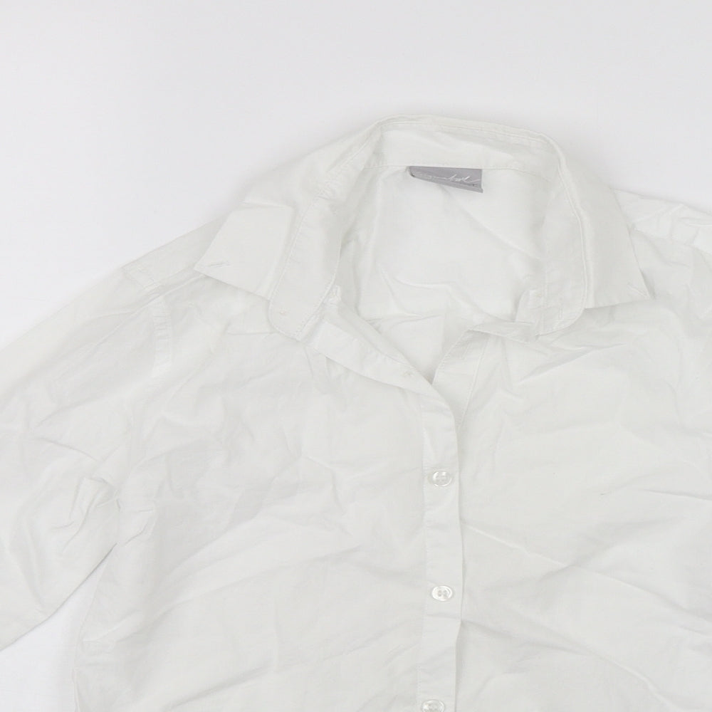 NEXT Girls White   Basic Button-Up Size 10 Years