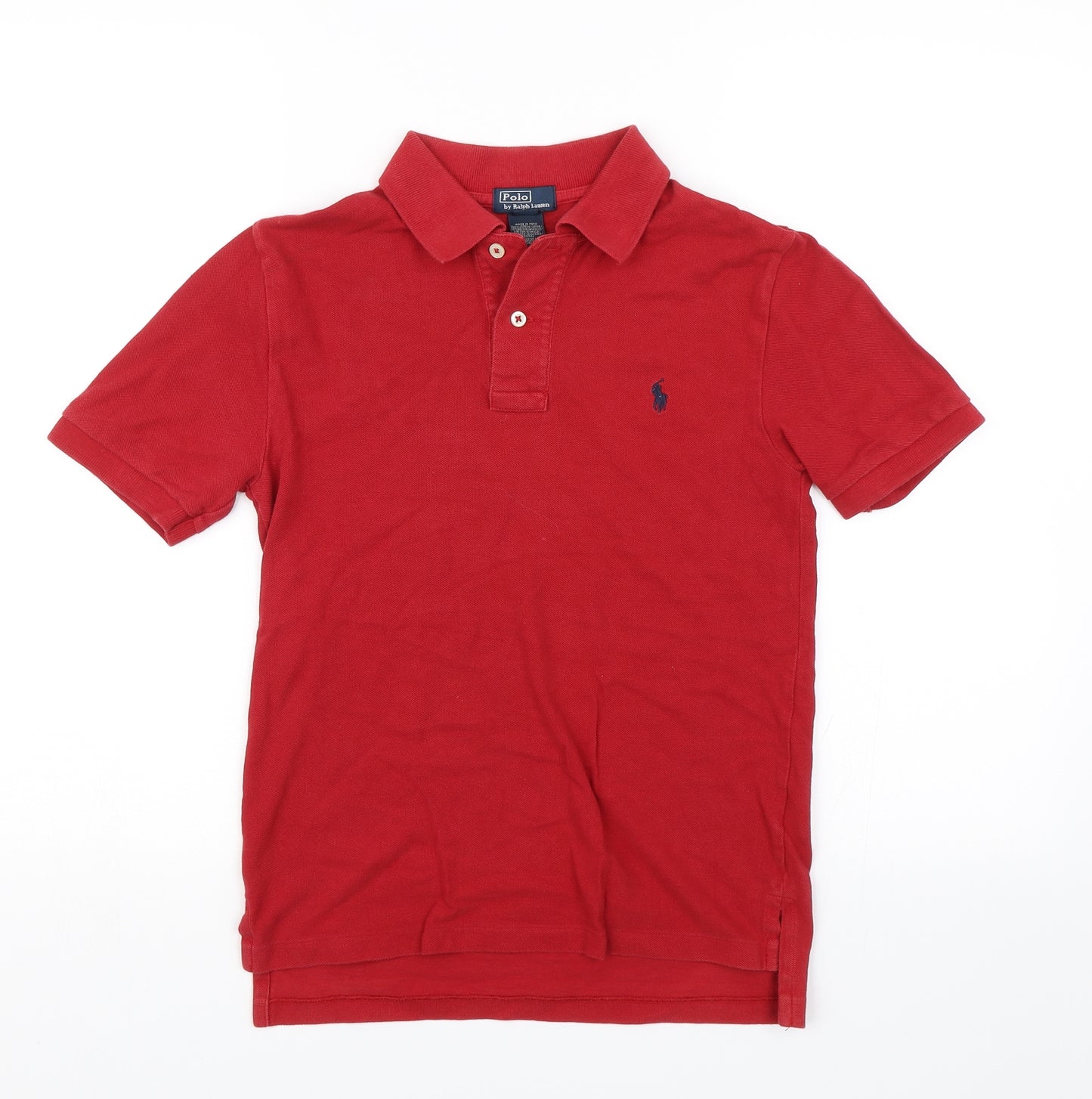Ralph Lauren Boys Red   Basic Polo Size 10-11 Years