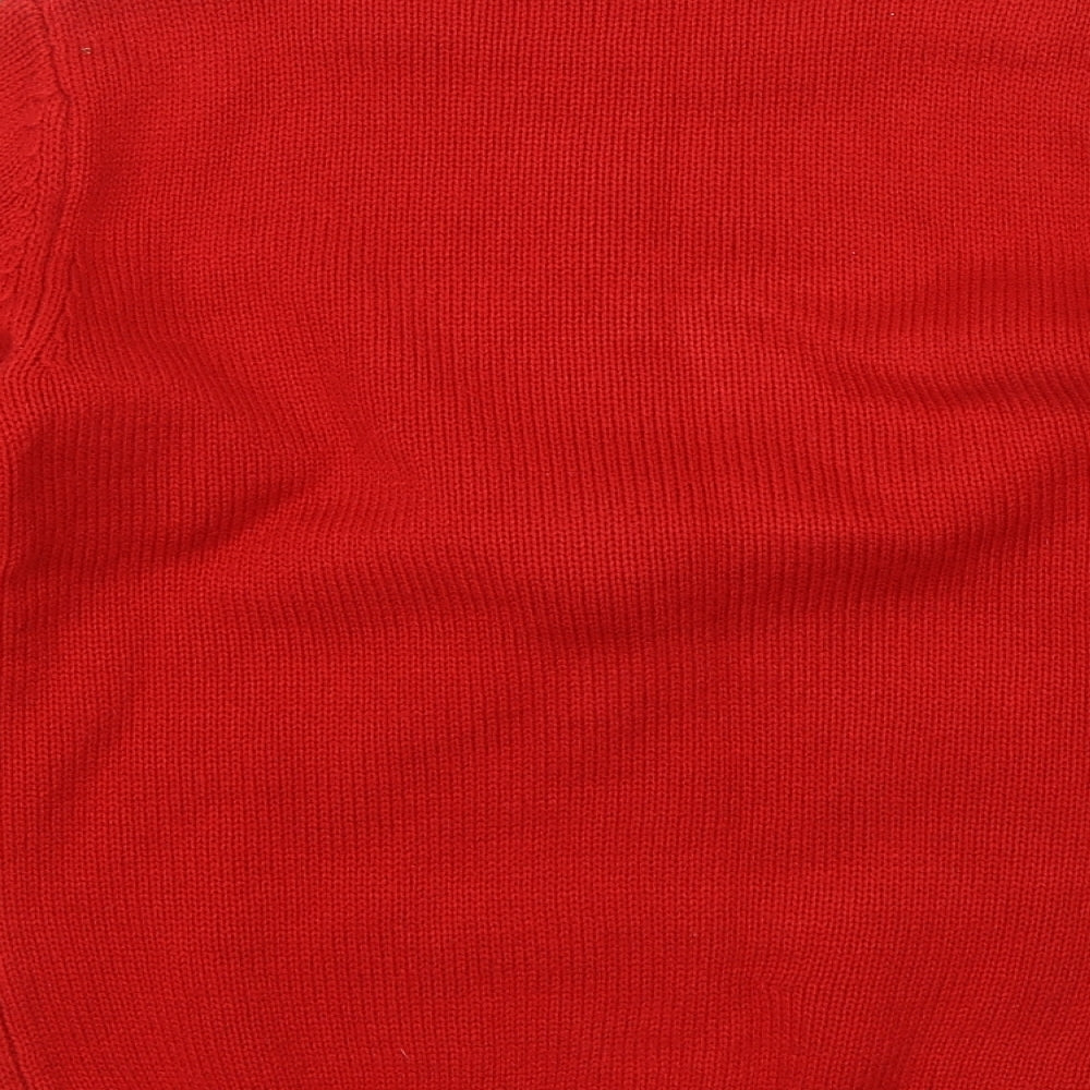 Matalan Boys Red   Pullover Jumper Size 8-9 Years  - Christmas jumper