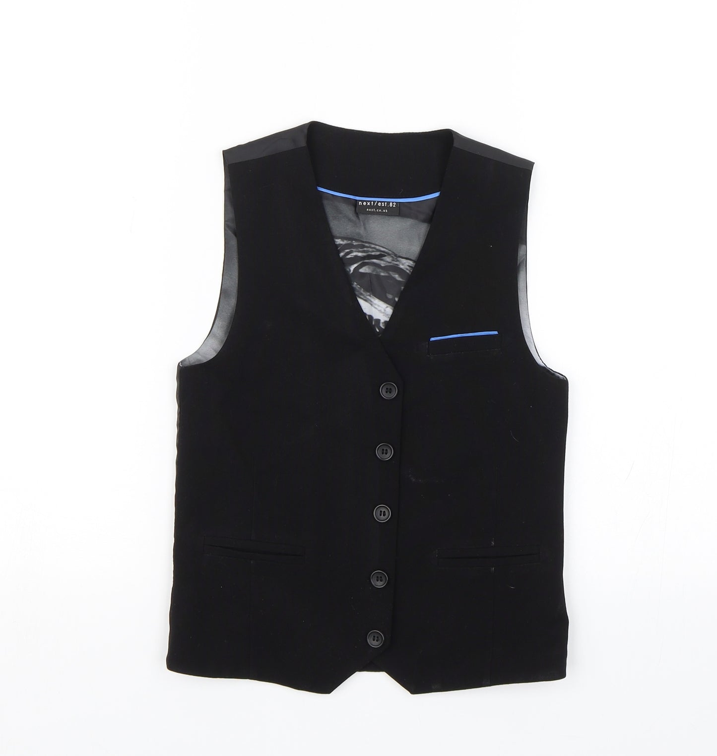 NEXT Boys Black   Jacket Waistcoat Size 8 Years