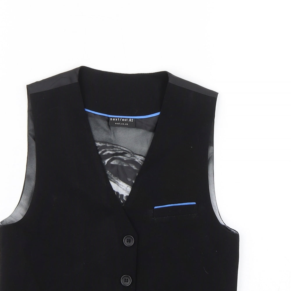 NEXT Boys Black   Jacket Waistcoat Size 8 Years