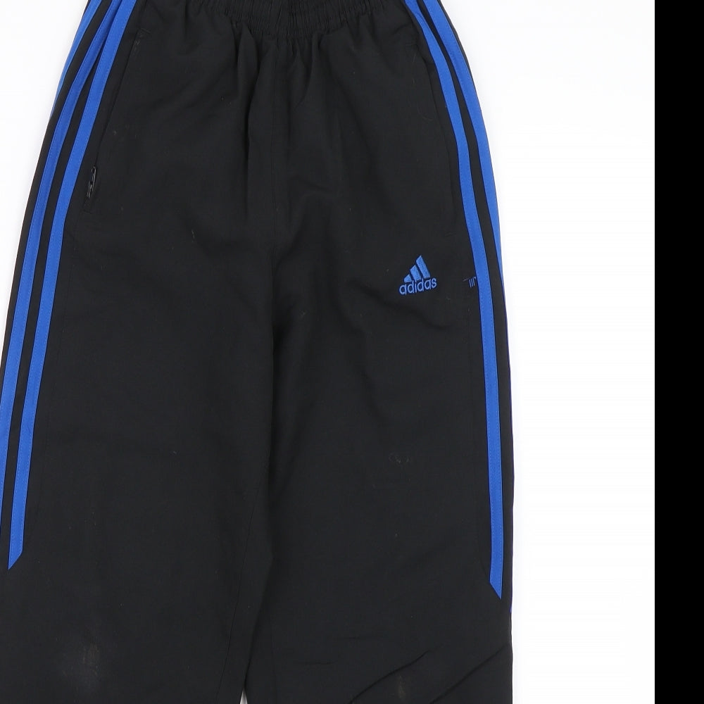 adidas Boys Black   Sweatpants Trousers Size 8 Years