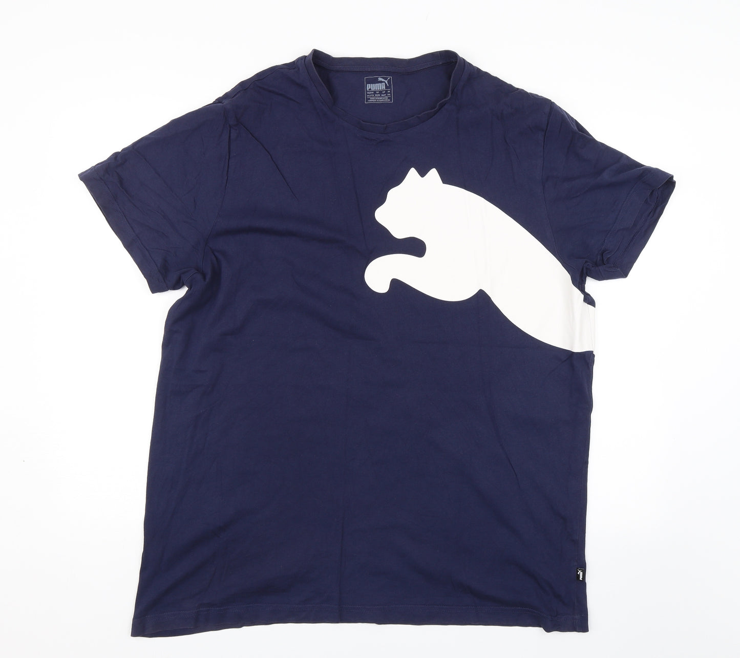PUMA Mens Blue    T-Shirt Size 2XL