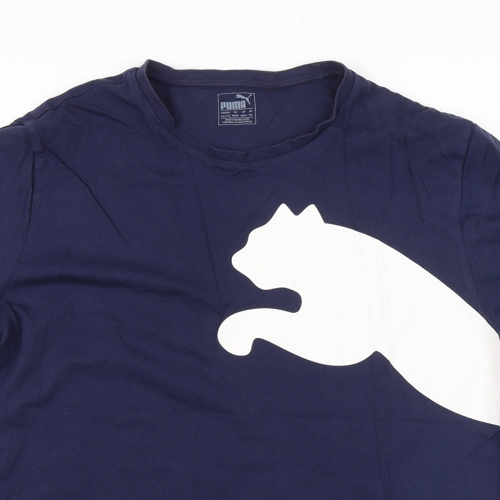 PUMA Mens Blue    T-Shirt Size 2XL
