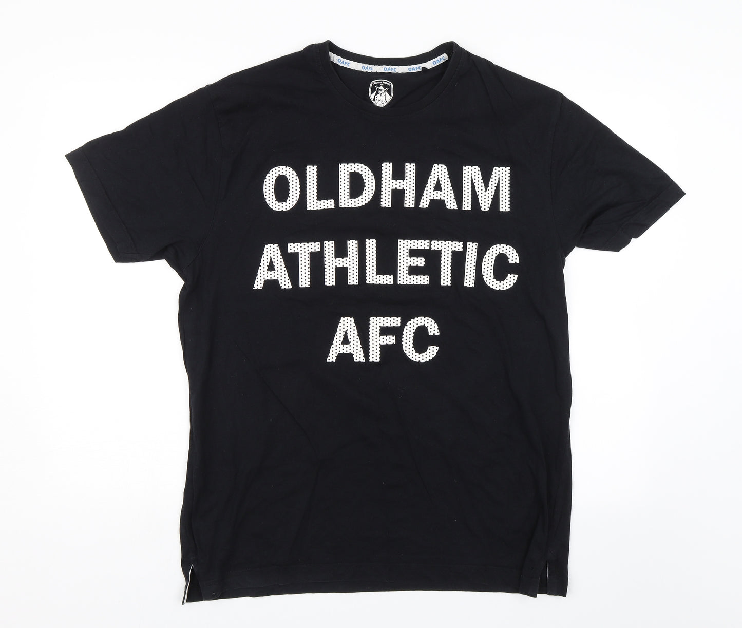 Oldham Athletic Mens Black    T-Shirt Size XL