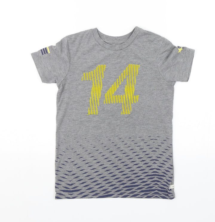 River Island Boys Grey Basic T-Shirt Size 3-4 Years - 14