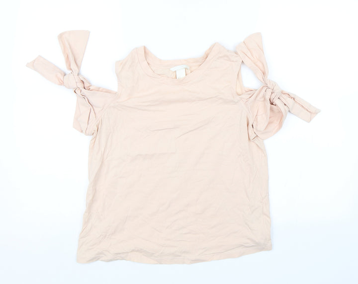 H&M Womens Pink   Basic Blouse Size S