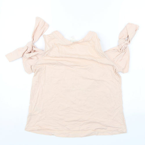 H&M Womens Pink   Basic Blouse Size S