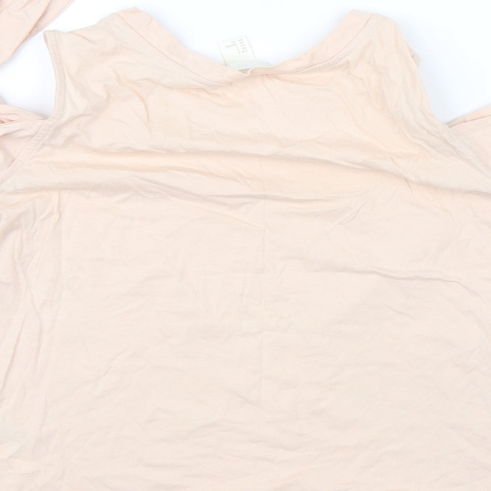 H&M Womens Pink   Basic Blouse Size S