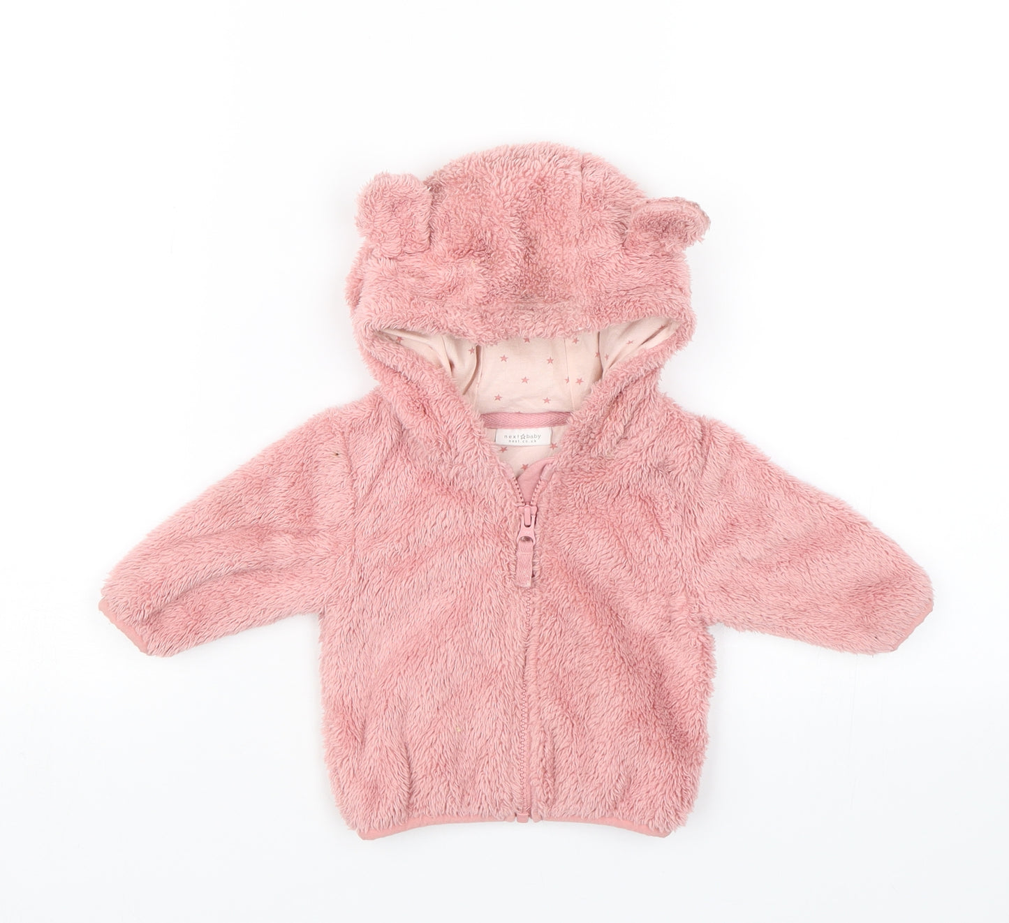 NEXT Baby Pink   Full Zip Jumper Size 0-3 Months