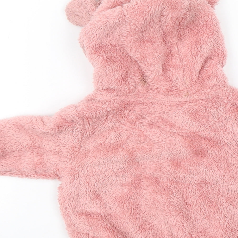 NEXT Baby Pink   Full Zip Jumper Size 0-3 Months