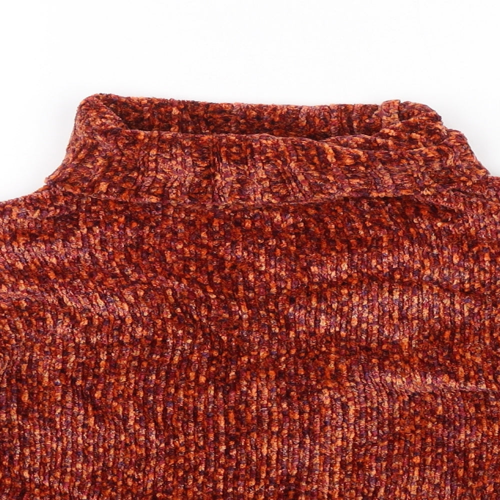 Debbie Morgan Womens Orange   Pullover Jumper Size S