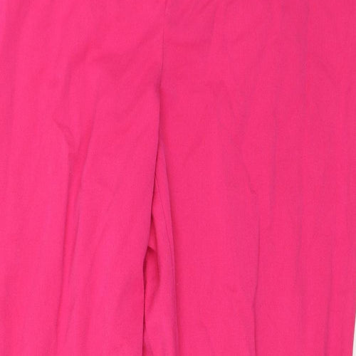 M&S Womens Pink   Trousers  Size 18 L28 in
