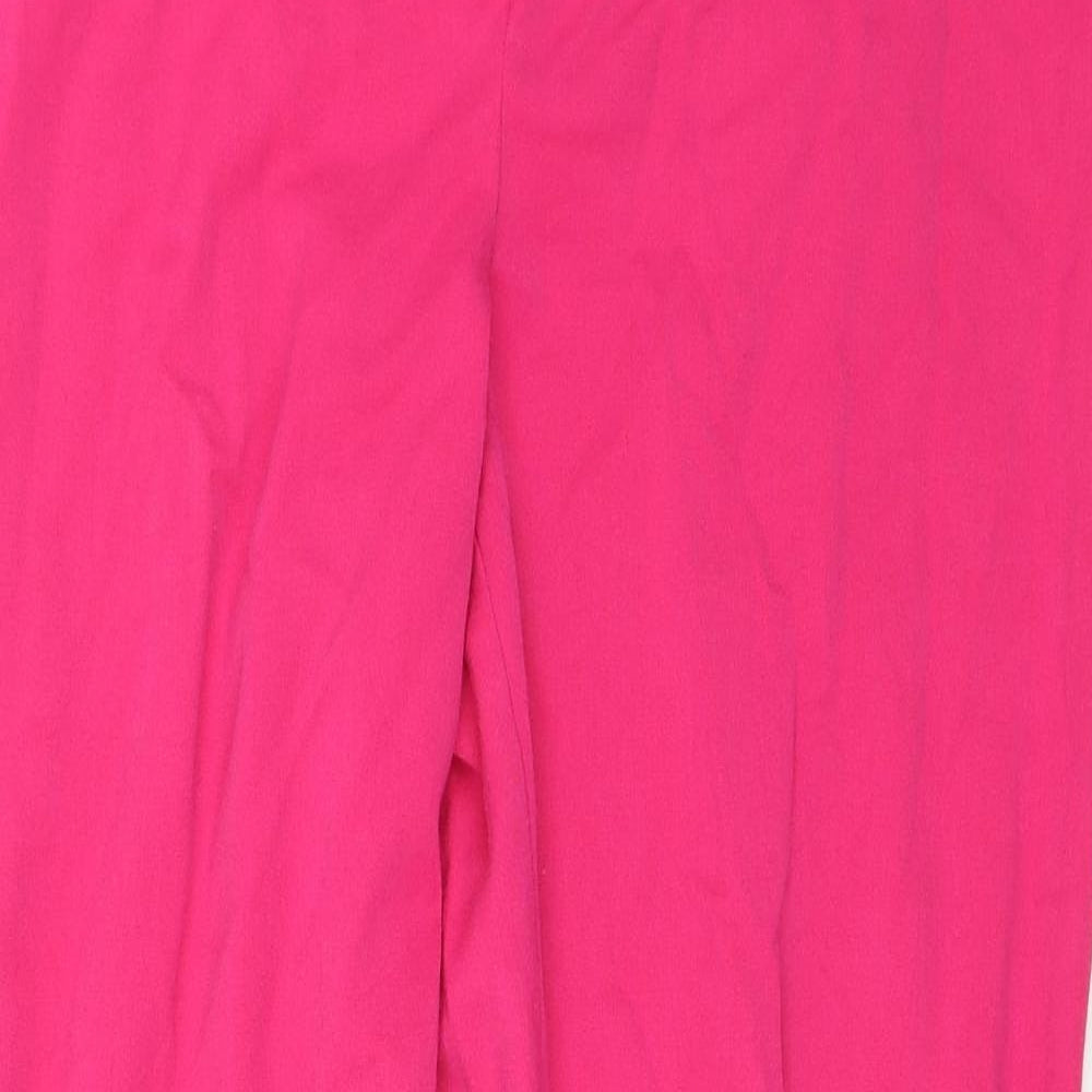 M&S Womens Pink   Trousers  Size 18 L28 in