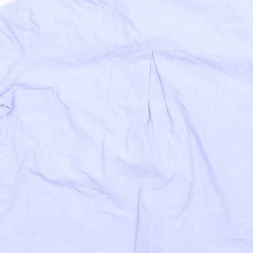 Zara Mens Blue    Button-Up Size XS