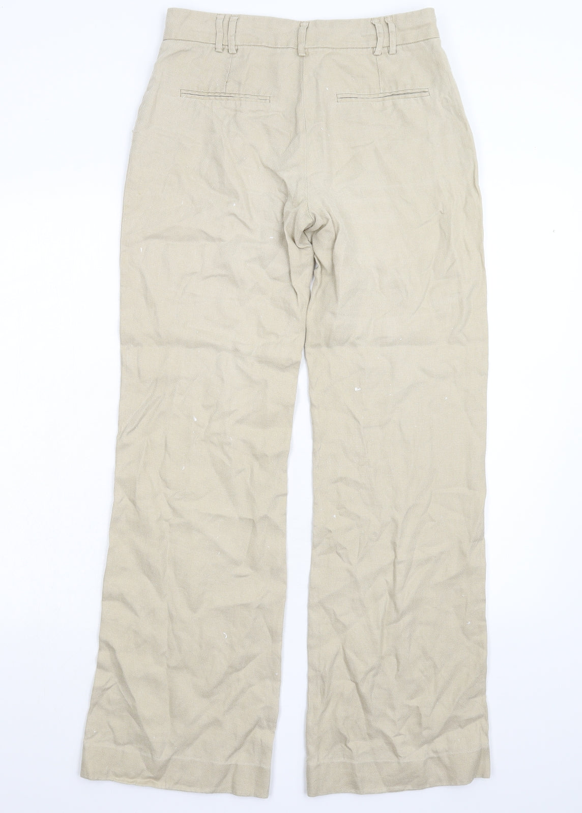 Mango Womens Beige   Trousers  Size 8 L31 in