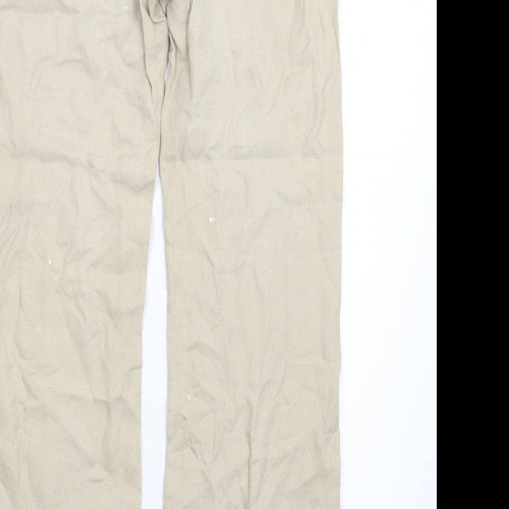 Mango Womens Beige   Trousers  Size 8 L31 in