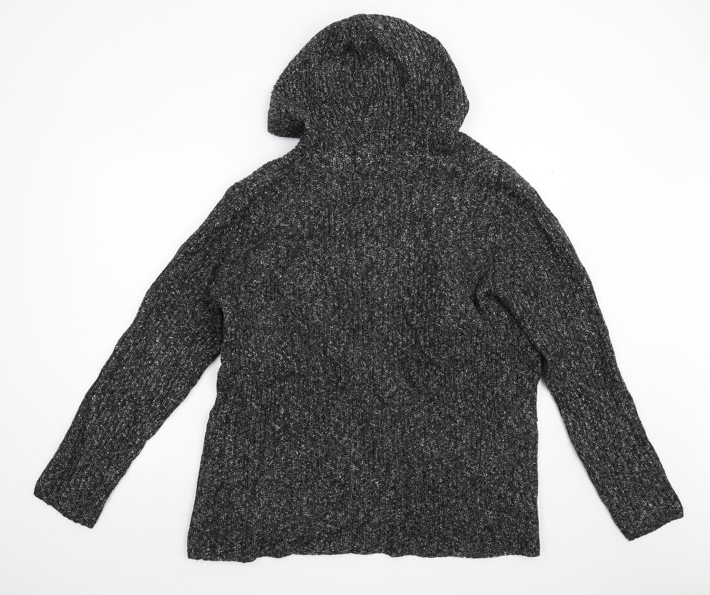 Primark Womens Grey  Knit Cardigan Jumper Size L